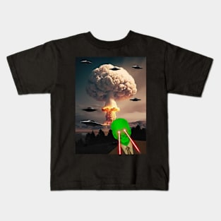 Green Alien Kids T-Shirt